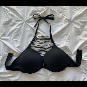Black Push Up Bikini Top